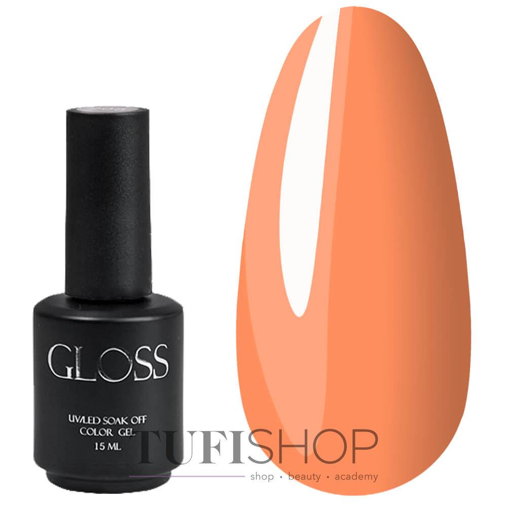 

Гель-лак Gloss №520 - приглушенно-коралловый, 15 мл