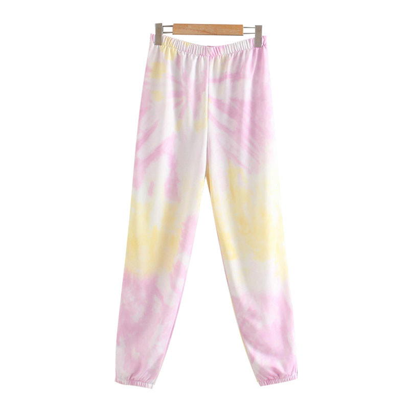 

Брюки-джоггеры женские в стиле tie dye Sweetie Berni Fashion (S) Желтый