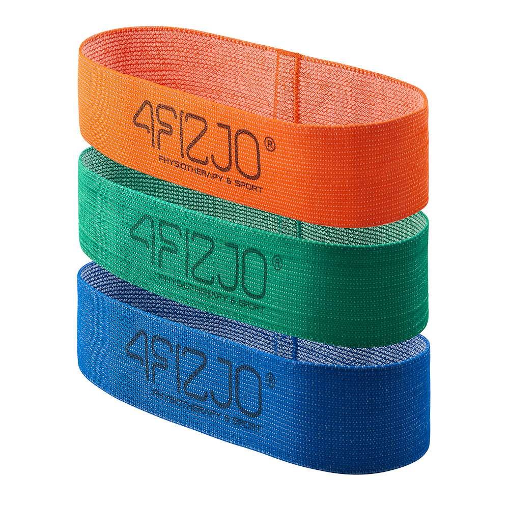 

̂ Резинка для фитнеса и спорта тканевая 4FIZJO Flex Band 3 шт 1-15 кг M41-240760