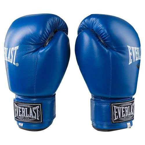 

Боксерские перчатки синие 6oz Everlast DX-380 SKL11-281376, Синий