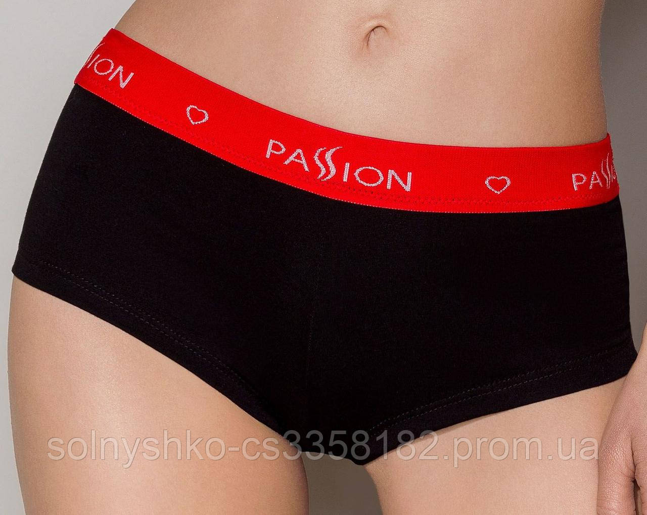 

Трусики-шортики Passion PS003 PANTIES black, size XL