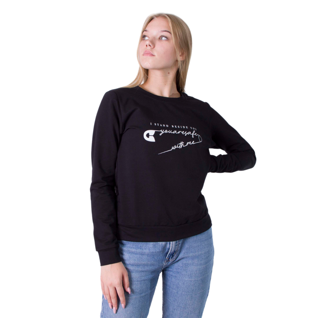 

Женский свитшот Teamv Pin 2 Черный L