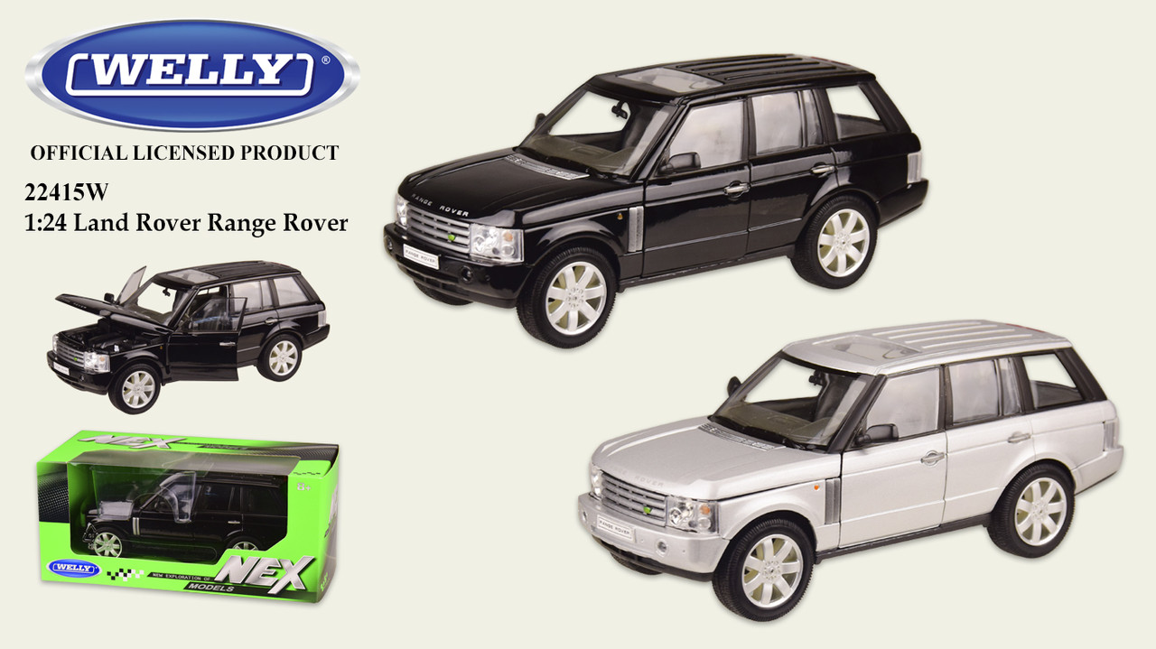 

Машина метал 22415W (24шт|4) "WELLY"1:24 LAND ROVER RANGE ROVER,2 цвета,в кор.23*11*10 см