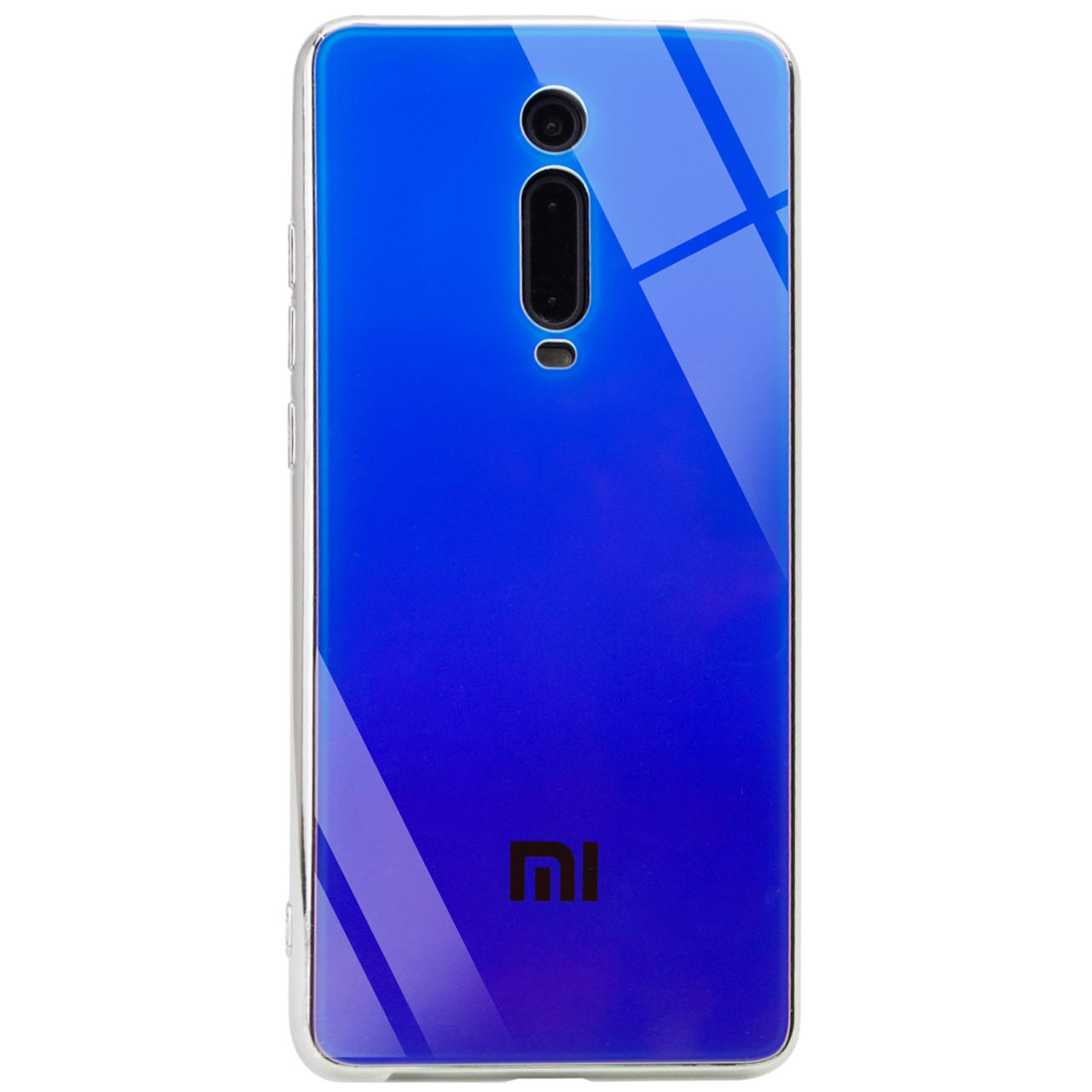 

TPU+Glass чехол Gradient Rainbow с лого для Xiaomi Redmi K20 / K20 Pro / Mi9T / Mi9T Pro, Синий