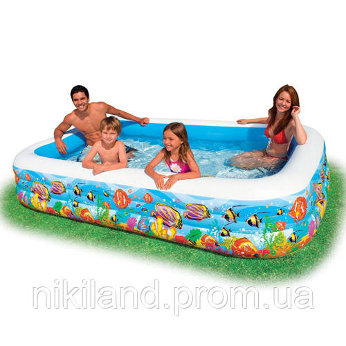 

Бассейн семейный "Тропический риф" Intex (58485) 305х183х56 см