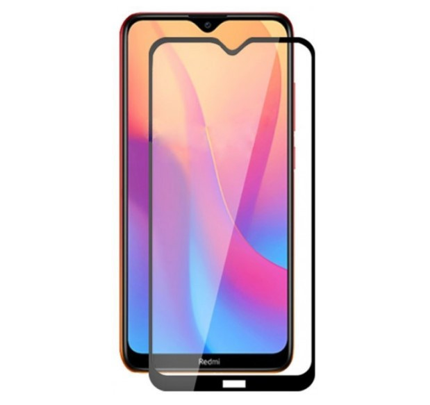 

Защитное стекло 5D для Xiaomi RedMi 8 Black (9H Tempered Glass), Черный