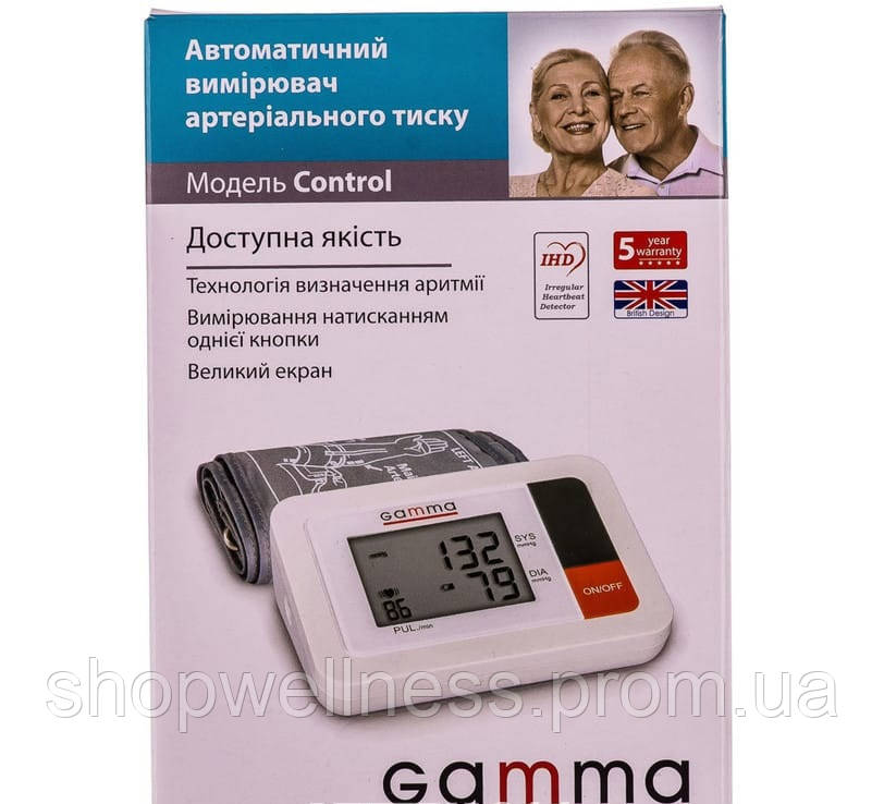 

Измеритель (тонометр) артериального давления Gamma Control автоматический