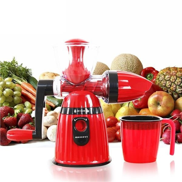 

Ручная соковыжималка Hand Juicer Ice Cream Красная для натурального сока с ручным отжимом