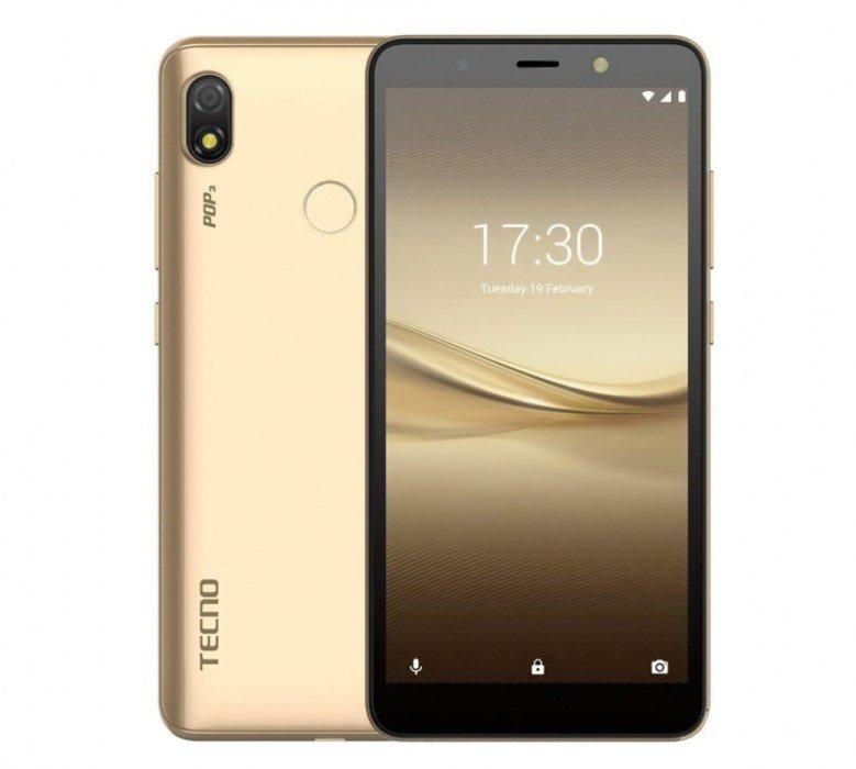 

Смартфон Tecno POP 3 BB2 1/16GB DS Champagne Gold (4895180751271)