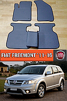 ЄВА килимки на Fiat Freemont '11-16. Автоковрики EVA Фіат Фрімонт