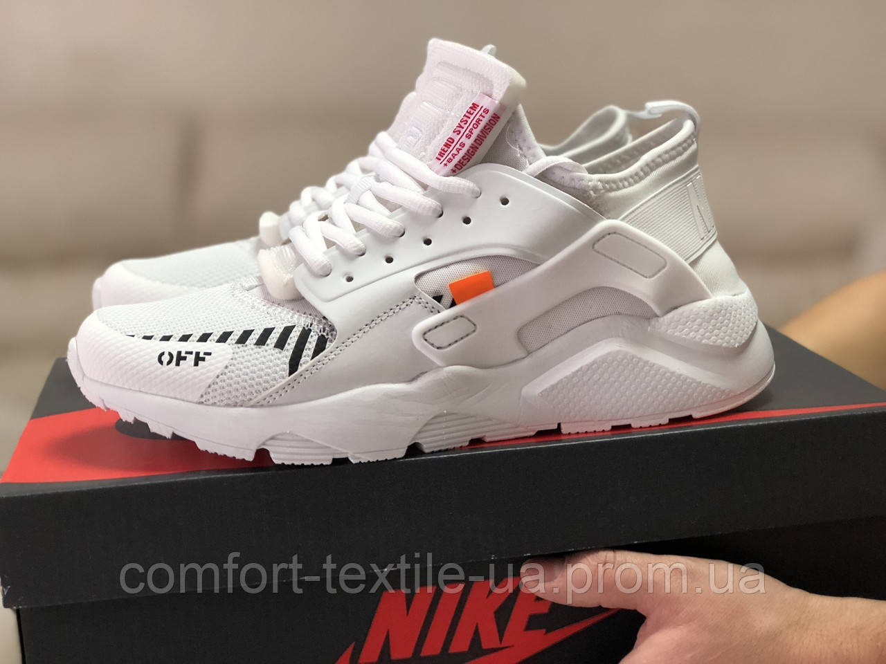 

Чоловічі кросівки Baas Huarache білі + Безкоштовна доставка 45, Белый