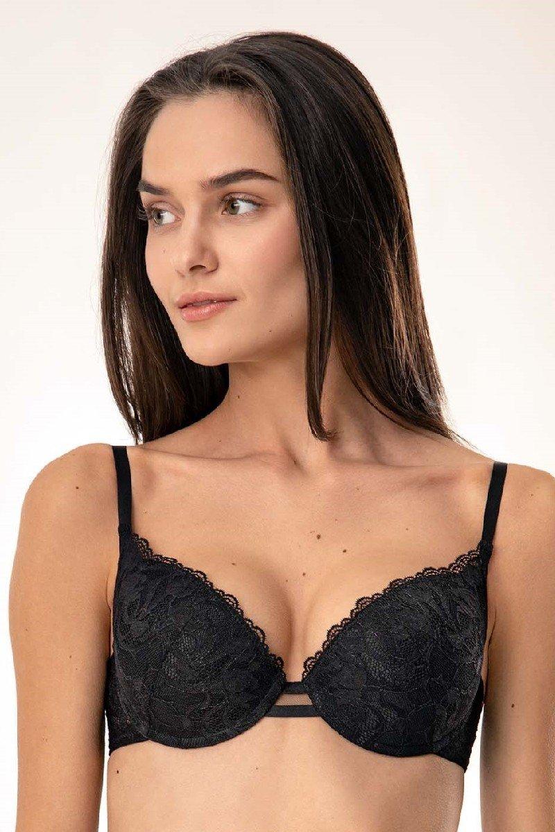 

Бюстгальтер мереживний push-up чорний Nina - Jasmine Lingerie 1046/55 80В, Черный