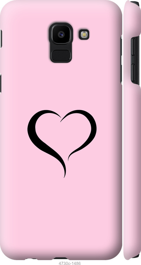 

Чехол на Samsung Galaxy J6 2018 Сердце 1 "4730c-1486-40275"
