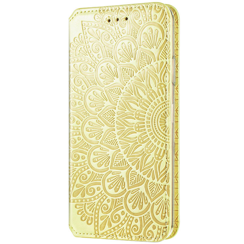 

Кожаный чехол книжка GETMAN Mandala (PU) для Samsung Galaxy A51, Желтый