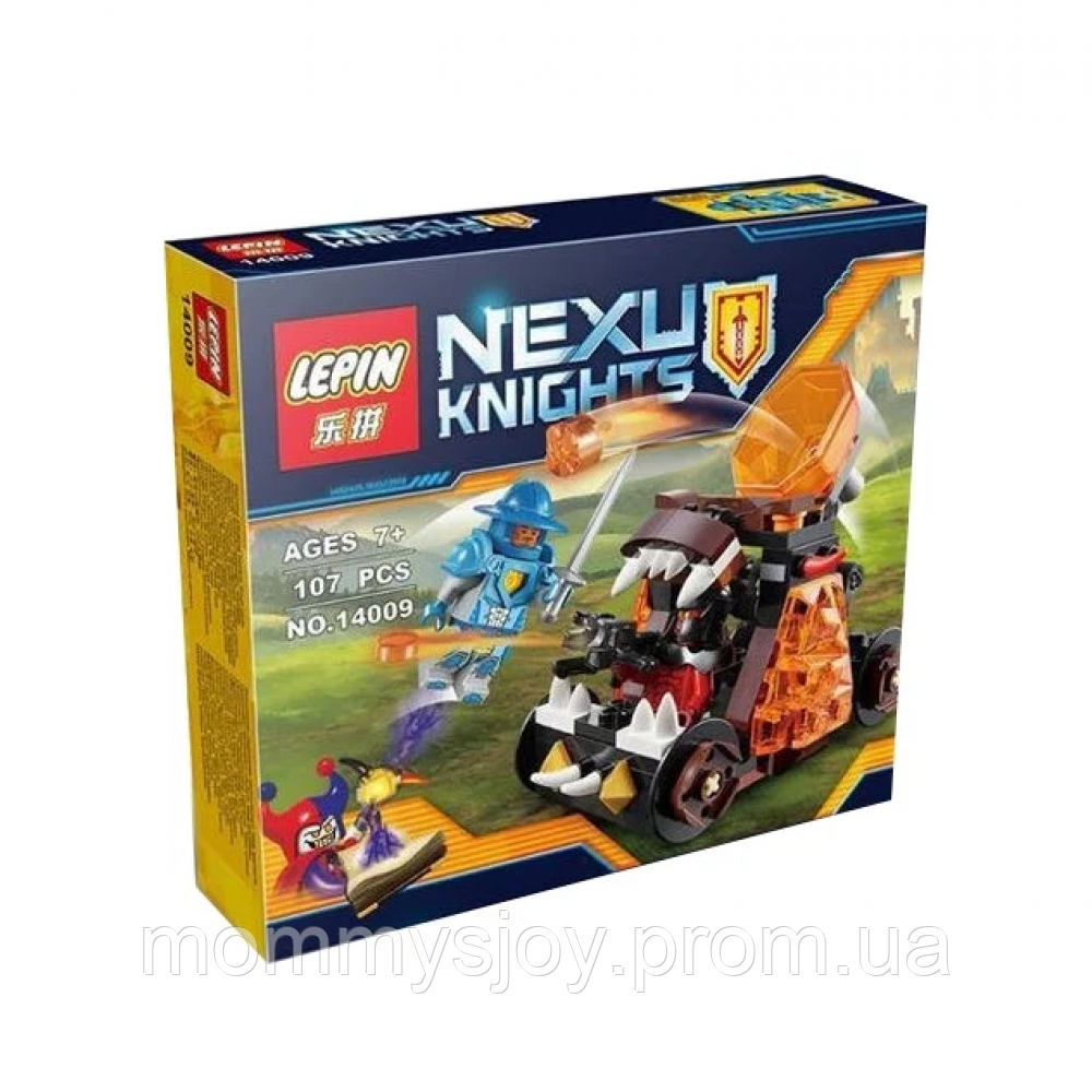 

Распродажа Конструктор Lepin 14009 Nexo Knight "Безумная катапульта " (аналог Lego 70311), 107 дет.