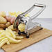 Картофелерезка | апарат для нарізання картоплі фрі ручний | овочерізка Potato Chipper H12-7, фото 4