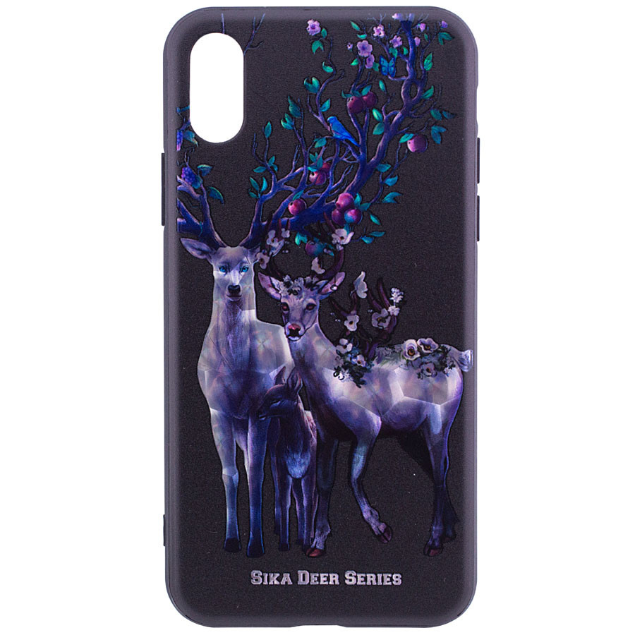 

TPU чехол YCT Brilliant для Apple iPhone X (5.8") / XS (5.8"), Олени