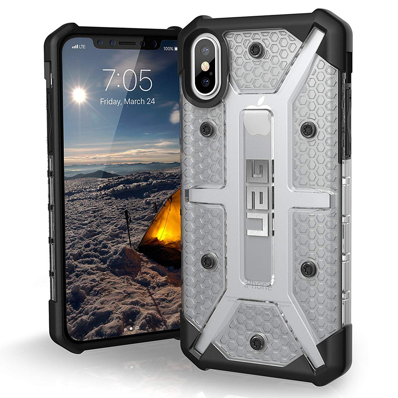 

Ударопрочный чехол UAG Plasma для Apple iPhone XS Max (6.5"), Бесцветный