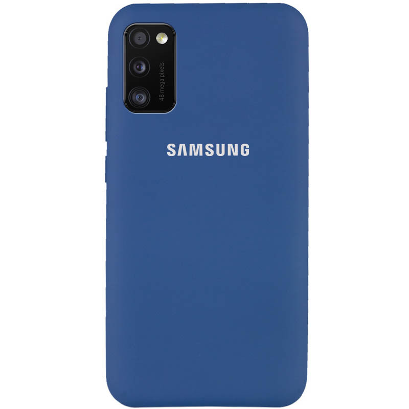 

Чехол Silicone Cover Full Protective (AA) для Samsung Galaxy A41, Синий / navy blue