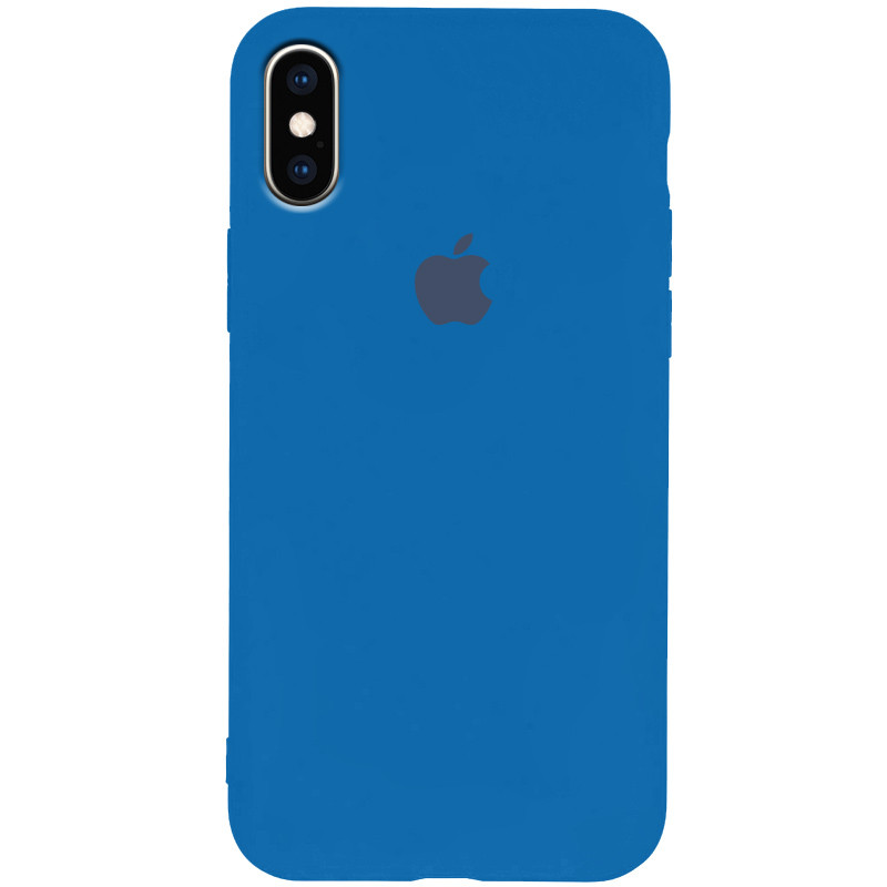 

Чехол Silicone Case Slim Full Protective для Apple iPhone X / XS (5.8, Синий / blue