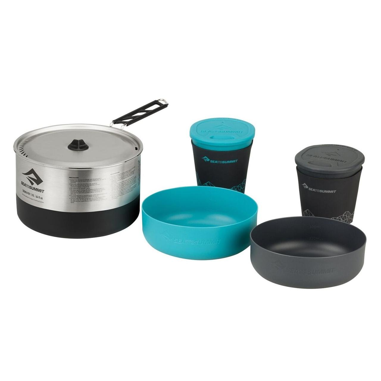 

Набір посуду Sea To Summit Sigma Cookset 2.1 Pacific Blue/Silver