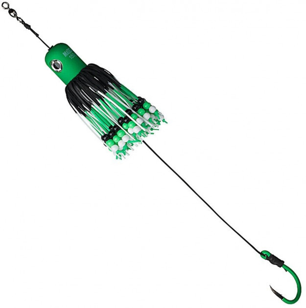 

Приманка на сома медуза DAM Madcat A-Static Adjustable Clonk Teaser 33 см 200 г Green, Зелёный