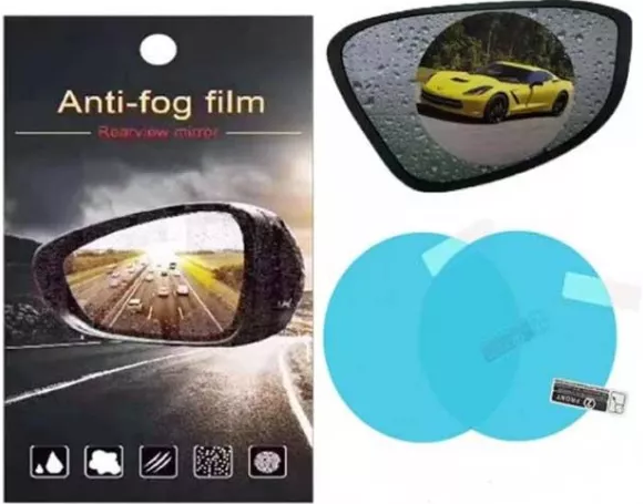 

Пленка Anti-fog film 95*95 мм, анти-дождь для зеркал авто / бесцветная защитная плёнка от воды бликов и грязи