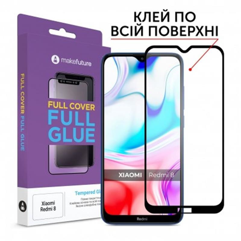 

Защитное стекло MakeFuture Xiaomi Redmi 8 Full Cover Full Glue (MGF-XR8)