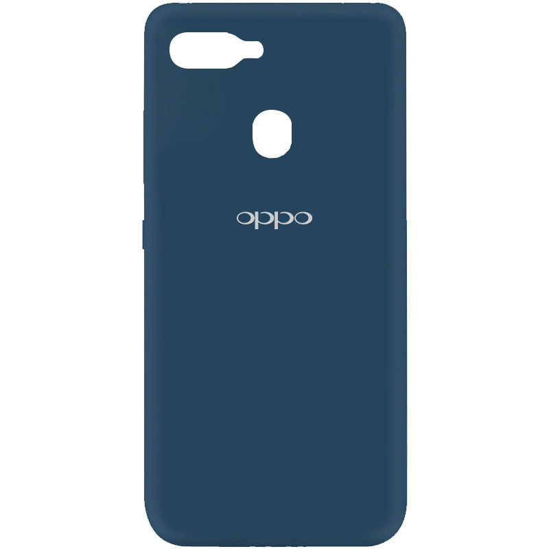 

Чехол Silicone Cover My Color Full Protective (A) Oppo A5s / Oppo A12 Navy blue