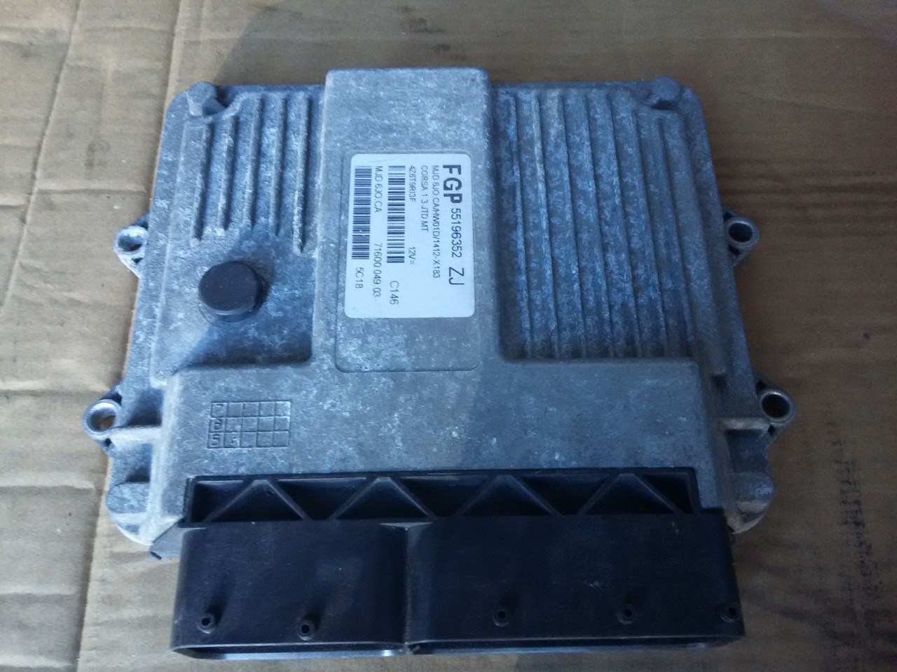 

Блок управління двигуном, ЕБУ Opel Corsa 1.3JTD