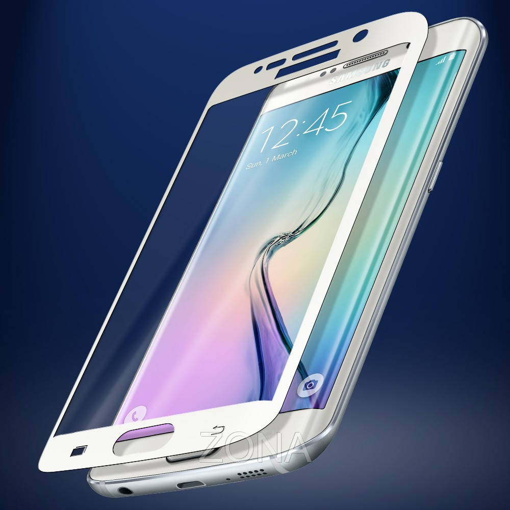 

Защитное стекло 0.3 mm с изогнутыми краями для Samsung Galaxy S6 edge White, Белый