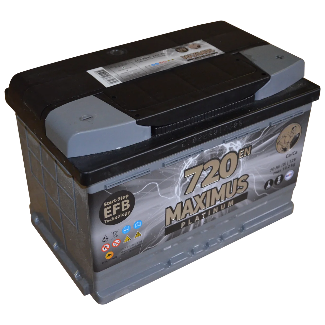 

Акумулятор MAXIMUS Premium EFB 70Ah Ев (-/+) (720EN) (д278*ш175*в190)