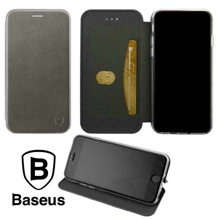 

Чехол-книжка Baseus Premium Edge Xiaomi Redmi Note 9 Серый