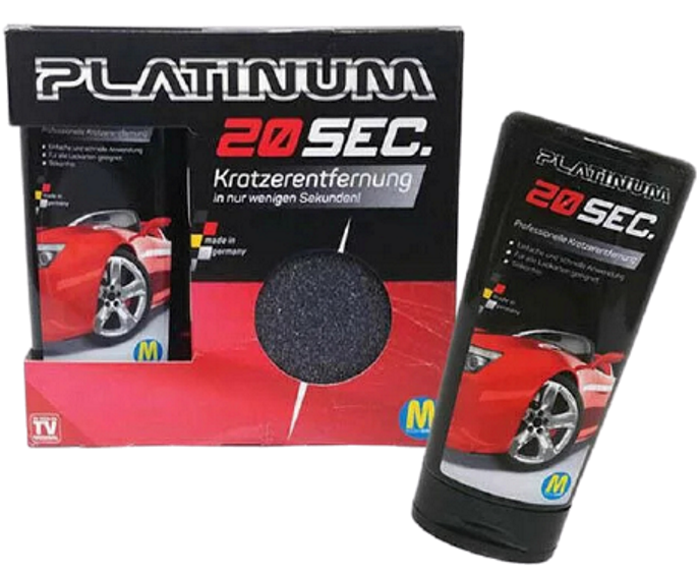 

Полировочная паста для удаления царапин на автомобиле Platinum 20 sec - Средство для полировки авто