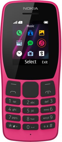 

Мобильный телефон NOKIA 110 Dual SIM (pink) TA-1192