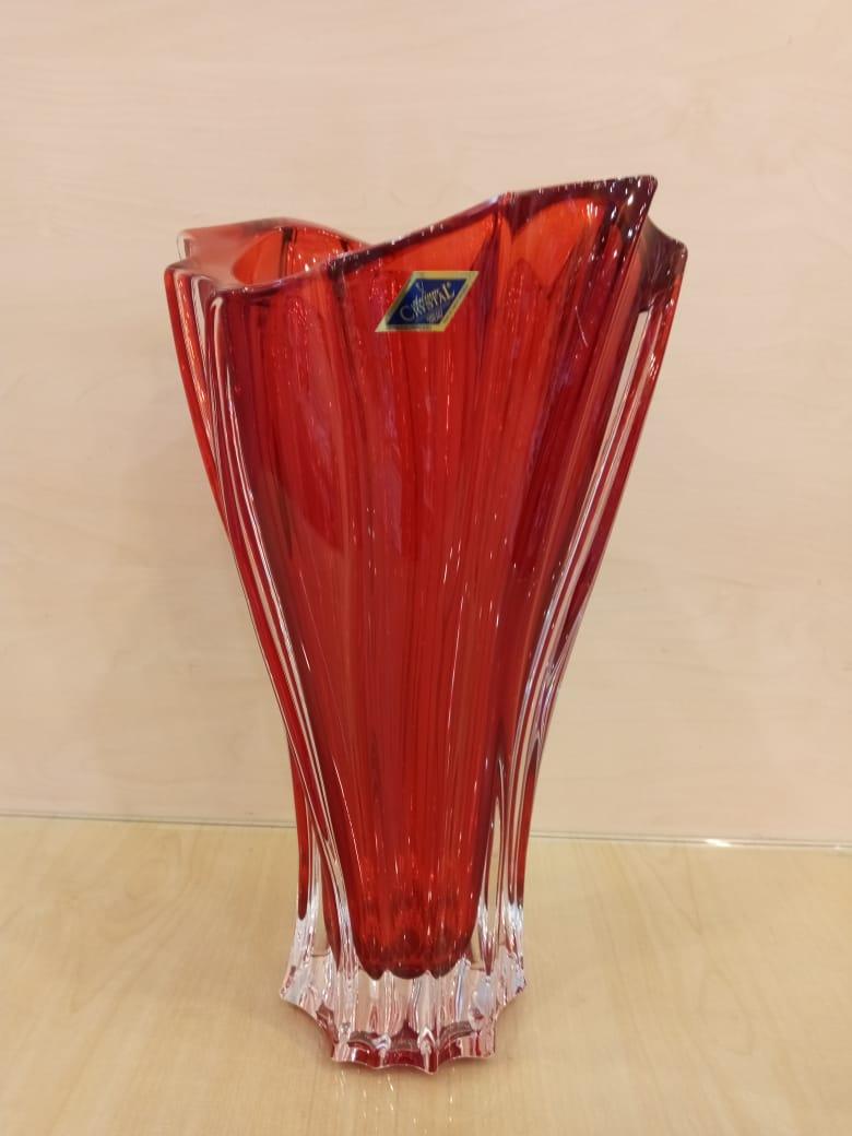 

8KG97 72T62 320 R Ваза Plantica Red, Crystalite Bohemia