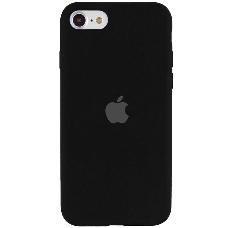 

Чехол Silicone Case Full Protective (AA) для Apple iPhone SE (2020) Черный / Black