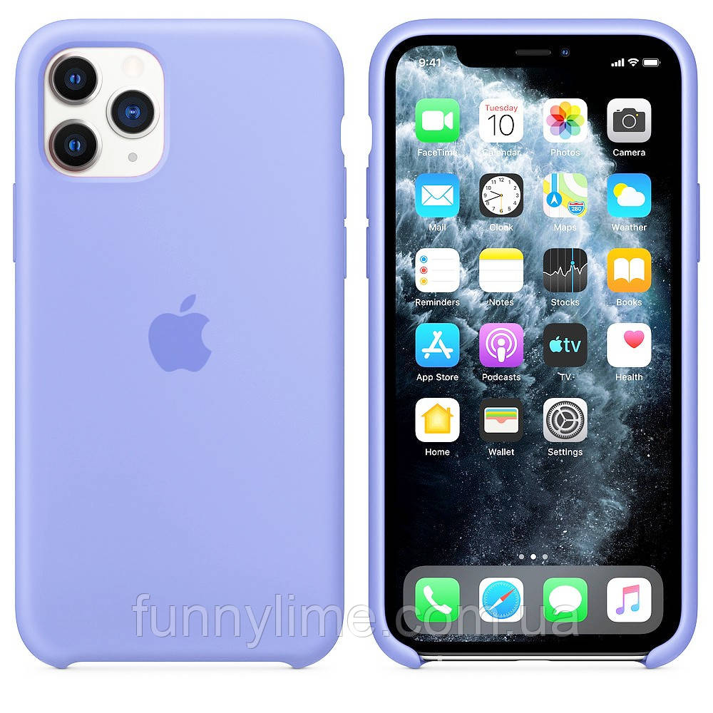 

Чехол Silicone Сase для Iphone 11 Pro бампер накладка Lilac