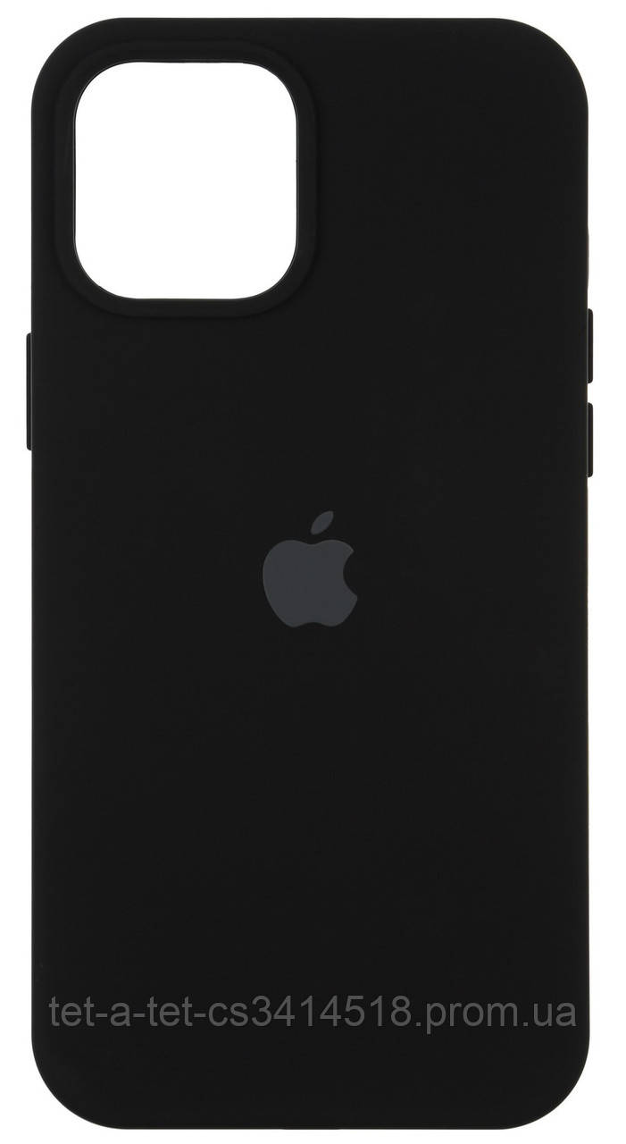 

Чехол силиконовый Armorstandart Silicone Case для iPhone 12 | 12 Pro Black, Черный