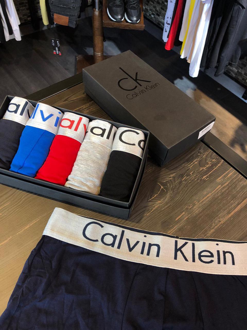 Набор мужских трусов Calvin Klein Replika хлопок 5 штук Мужское белье, цена  450 грн - Prom.ua (ID#1354556874)