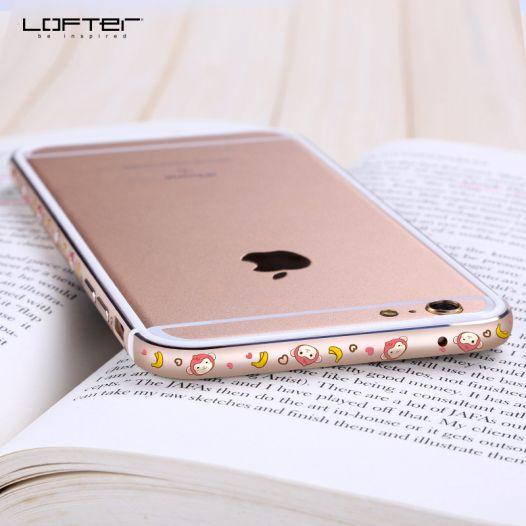 

Металлический бампер Lofter Cutie Series для Apple iPhone 6/6s (4.7"), Обезьяна