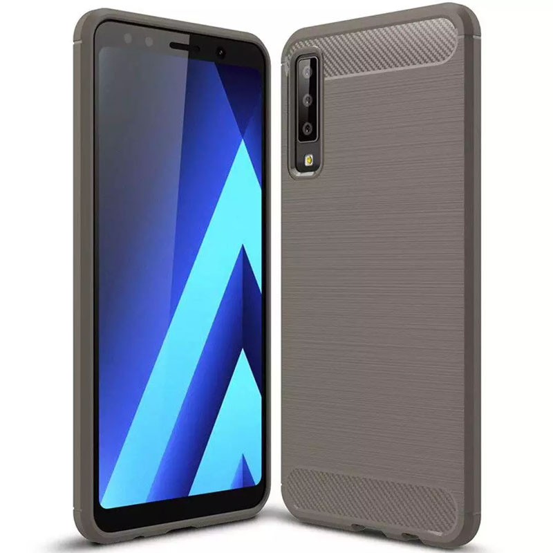 

TPU чехол Slim Series для Samsung A750 Galaxy A7 (2018), Серый