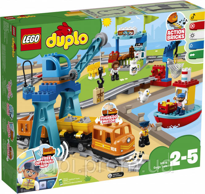 

Конструктор LEGO® DUPLO® Вантажний потяг (10875)