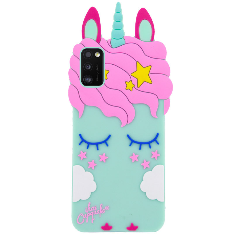 

Силиконовая накладка 3D Little Unicorn для Samsung Galaxy A41, Бирюзовый