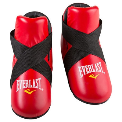 

Футы для единоборств красные Everlast DX размер L SKL11-281896