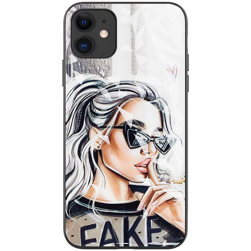 

TPU+PC чехол Prisma Ladies для Apple iPhone 11 (6.1"), Fake