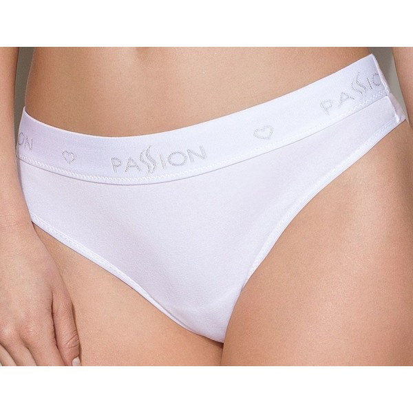 

Трусики-бразилиана из хлопка Passion PS005 PANTIES white, size M