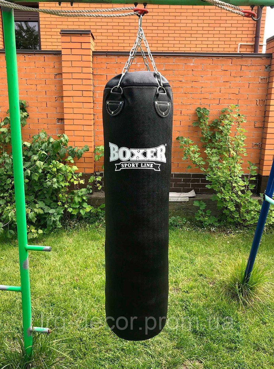 

Груша боксёрская ,без наполнителя, h-120см кирза Boxer Sport Lain, Черный