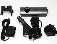 Автомобільний відеореєстратор з двома камерами Car DVR R300 відео реєстратор з GPS навігацією, фото 3