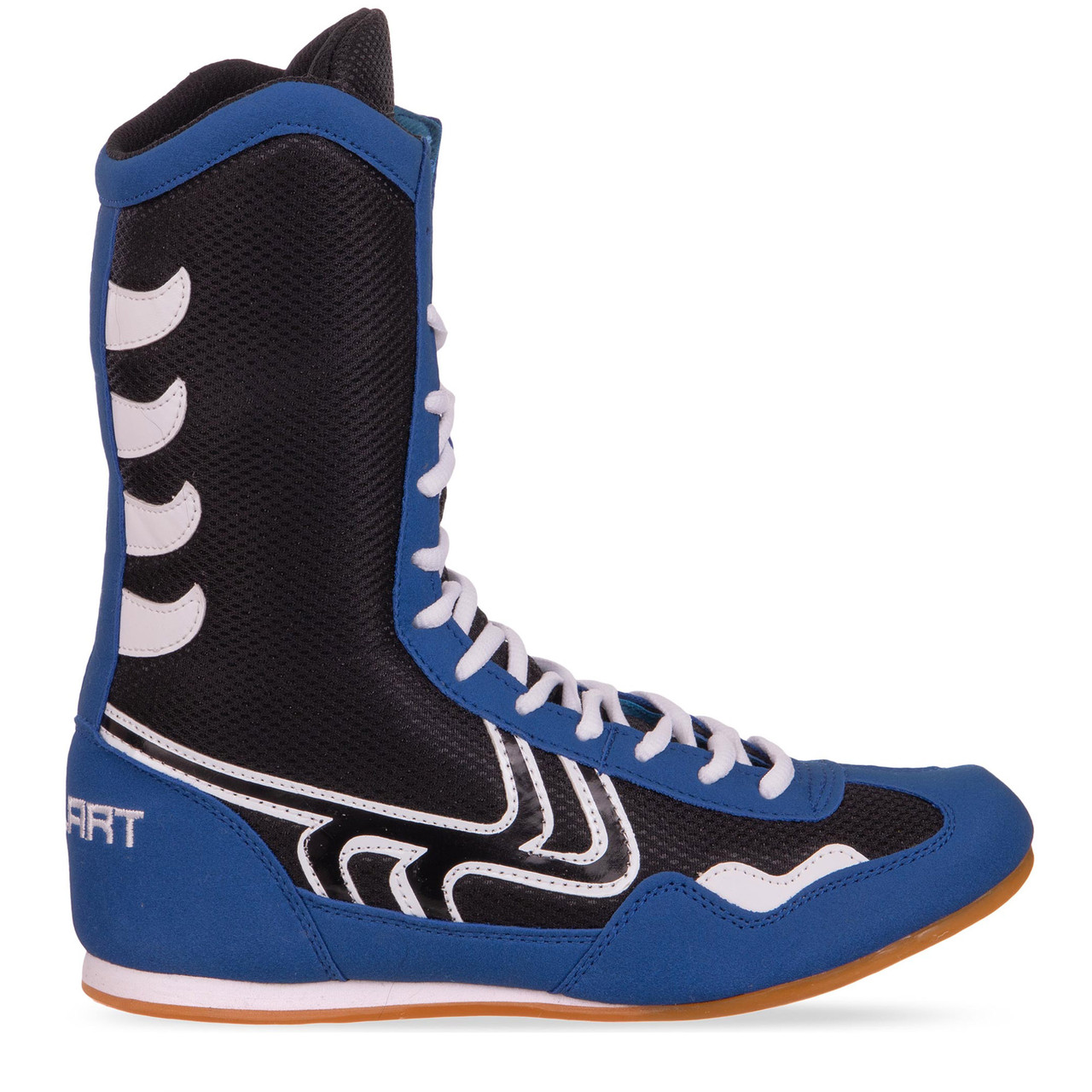 Взуття для Боксу Боксерки замшеві Zelart Boxing BO-2299 розмір 40 Blue-Black-White